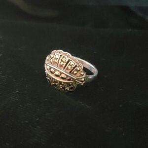 Antique Art Deco Sterling Silver Marcasite Women's Ring Size 7.5